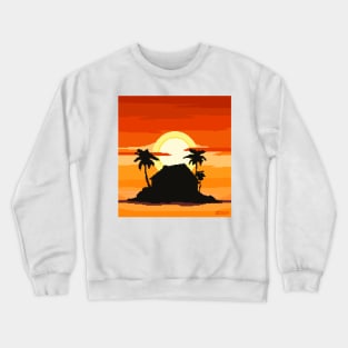 kame  sunset Crewneck Sweatshirt